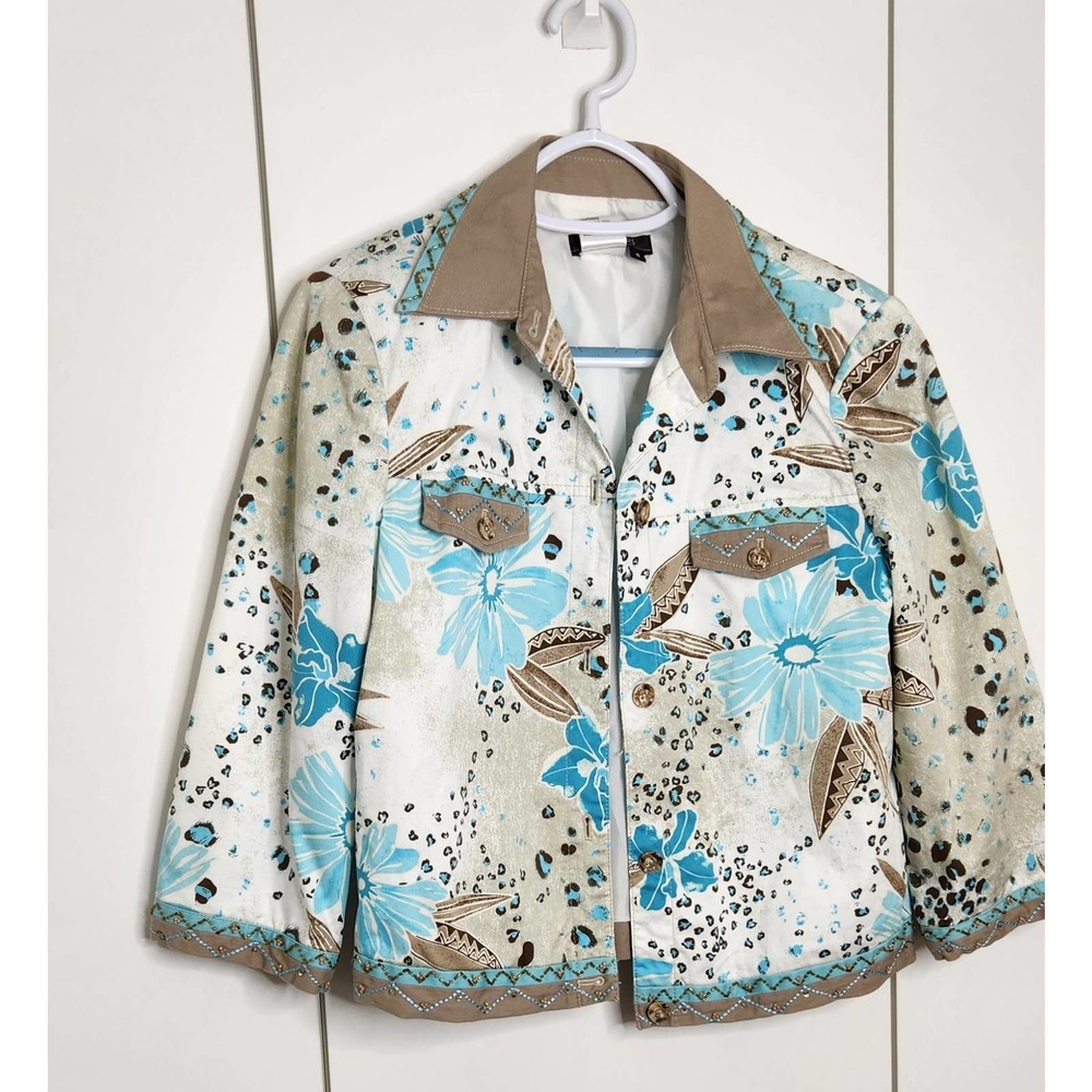 CITY GIRL Beaded Jacket Size S